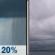 Wednesday: Slight Chance Rain Showers then Cloudy